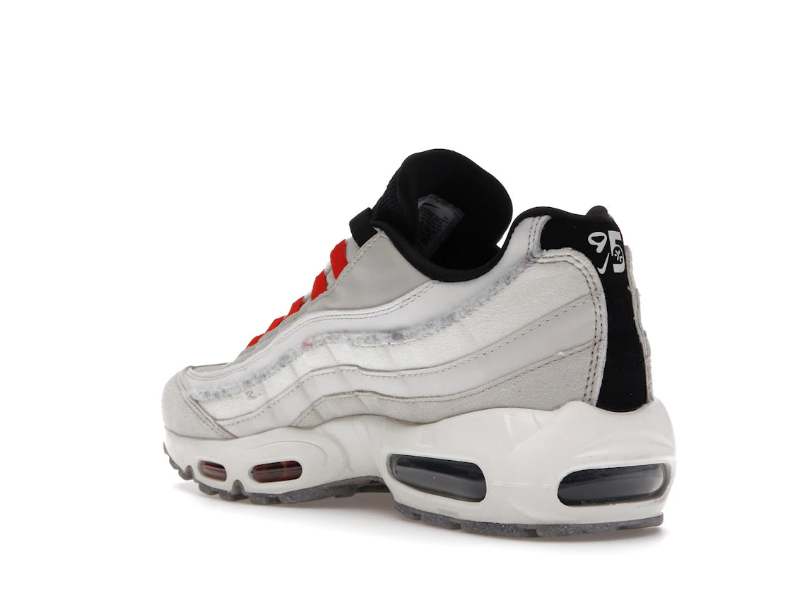 Nike Air Max 95 Light Bone Habanero Red - vue secondaire B