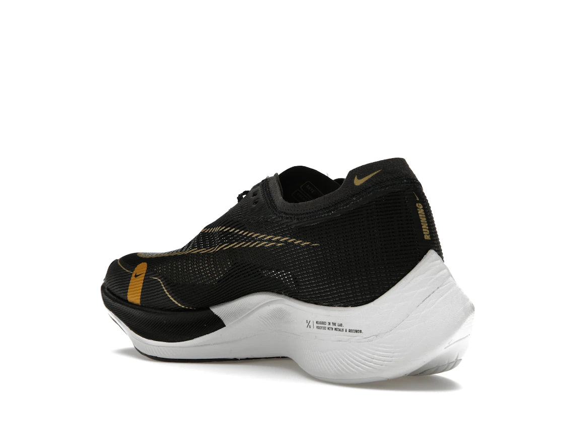 Nike ZoomX Vaporfly Next% 2 Black Metallic Gold Coin - vue secondaire B
