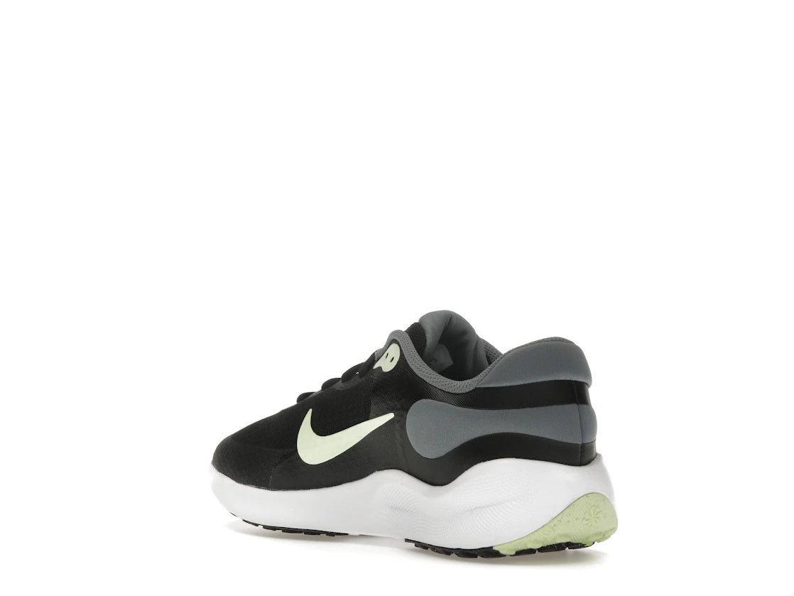 Nike Revolution 7 Black Smoke Grey White Barely Volt (GS) - vue secondaire B