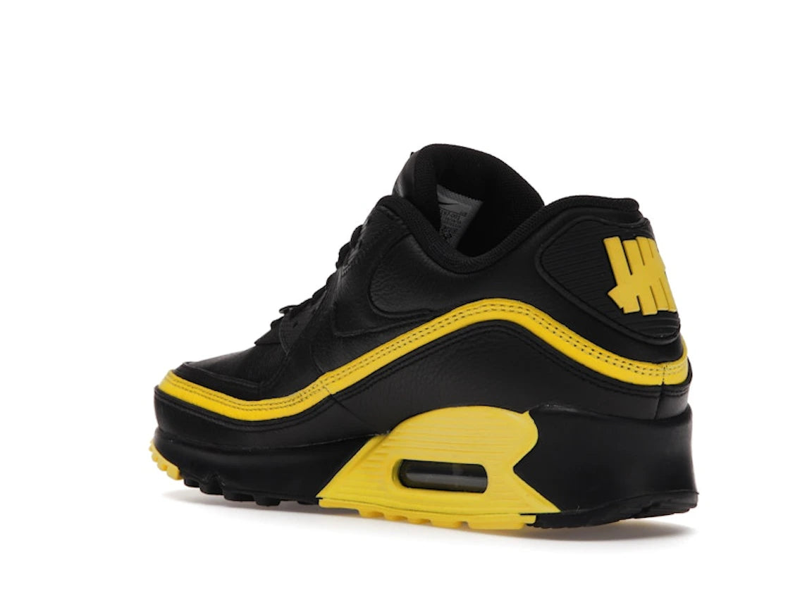 Nike Air Max 90 Undefeated Black Optic Yellow - vue secondaire B