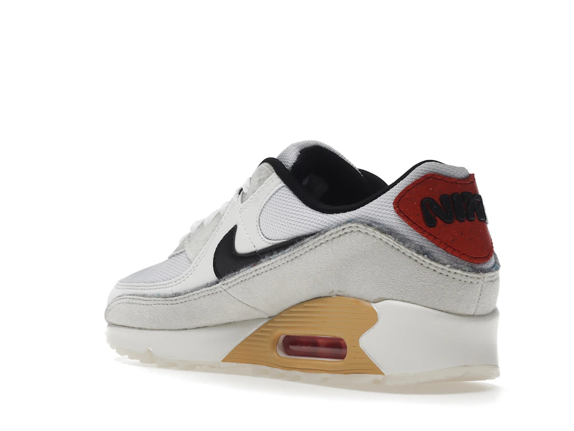 Nike Air Max 90 SE Swoosh Fiber White - vue secondaire B