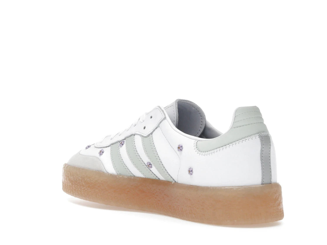 adidas Sambae Floral White Linen Green Gum (Women's) - vue secondaire B