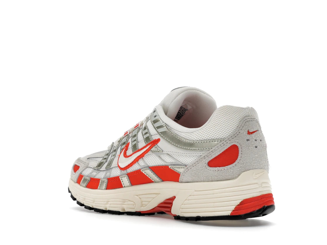 Nike P-6000 Sail Pale Ivory Light Bone Picante Red (Women's) - vue secondaire B