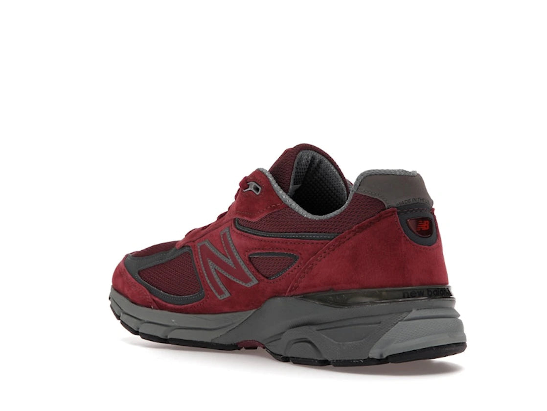 New Balance 990v4 Burgundy - vue secondaire B