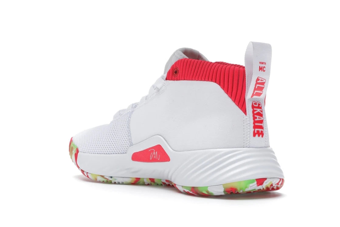 adidas Dame 5 White Multi - vue secondaire B