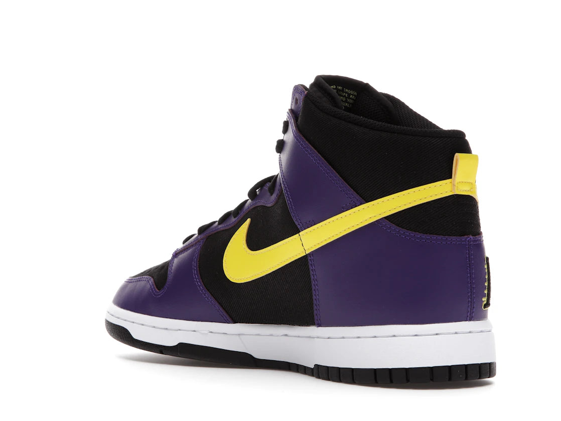 Nike Dunk High EMB Lakers - vue secondaire B