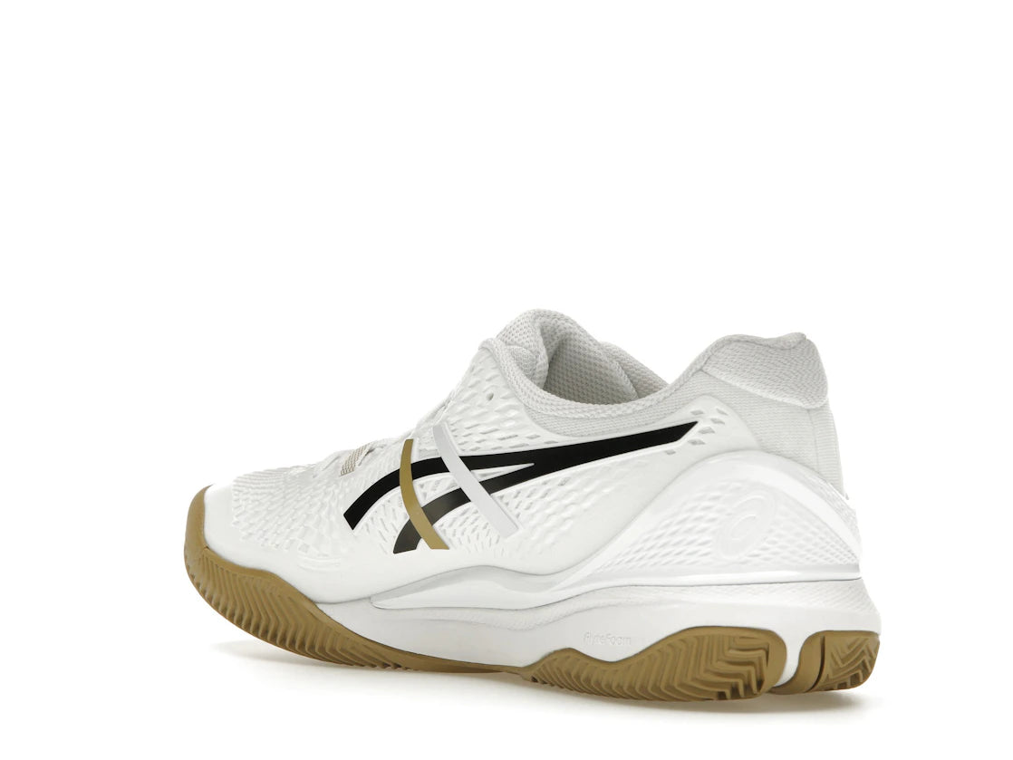 ASICS Gel-Resolution 9 Clay BOSS Matteo Berrettini White Camel - vue secondaire B