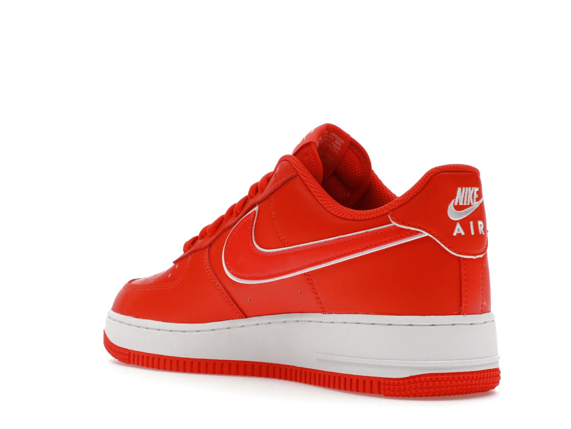 Nike Air Force 1 Low 07 Picante Red White - vue secondaire B