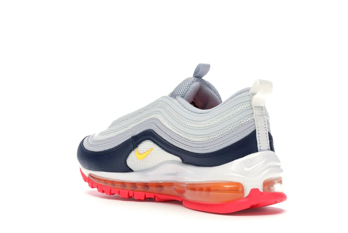 Nike Air Max 97 Midnight Navy Racer Pink Laser Orange (Women's) - vue secondaire B