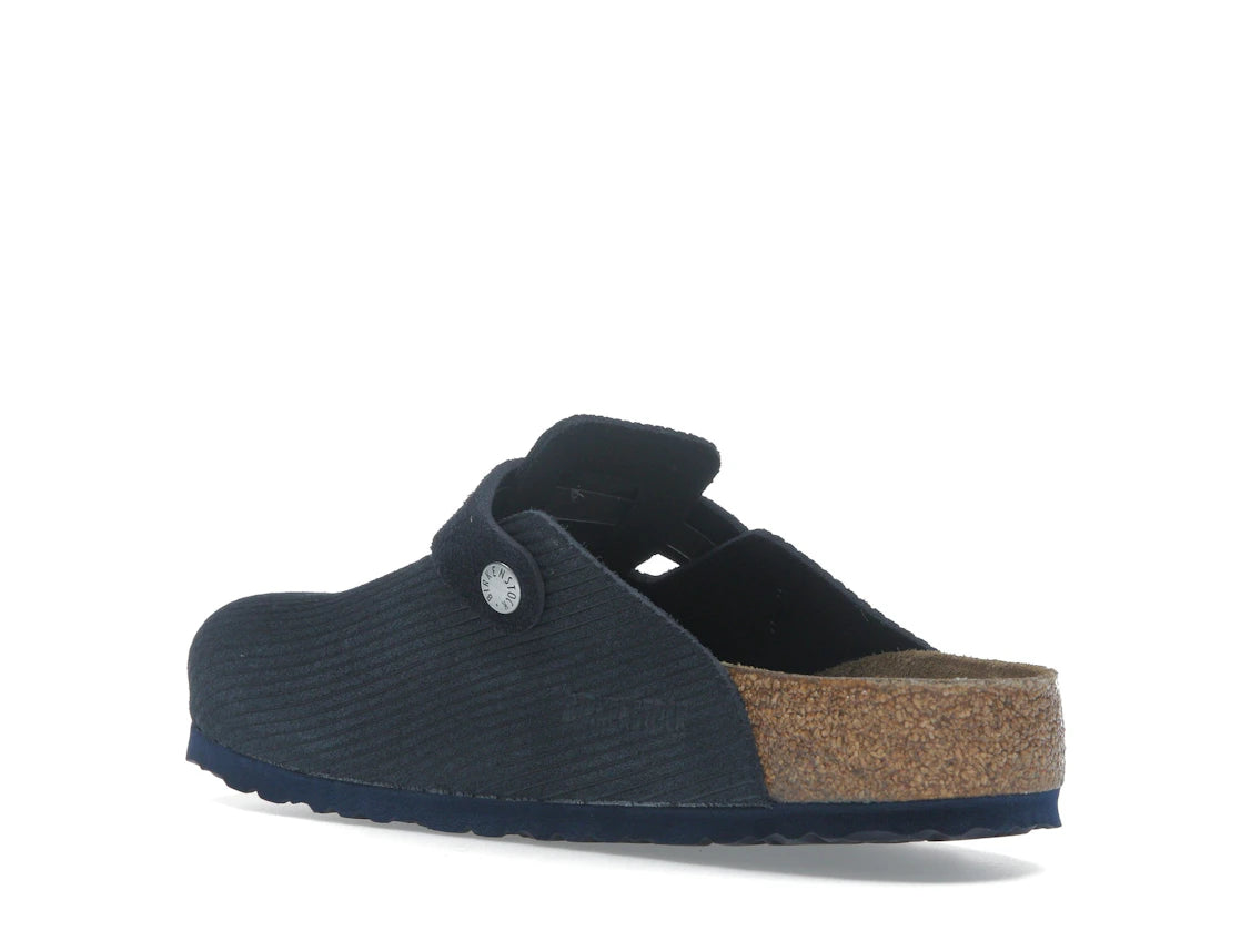 Birkenstock Boston Embossed Corduroy Suede Midnight - vue secondaire B