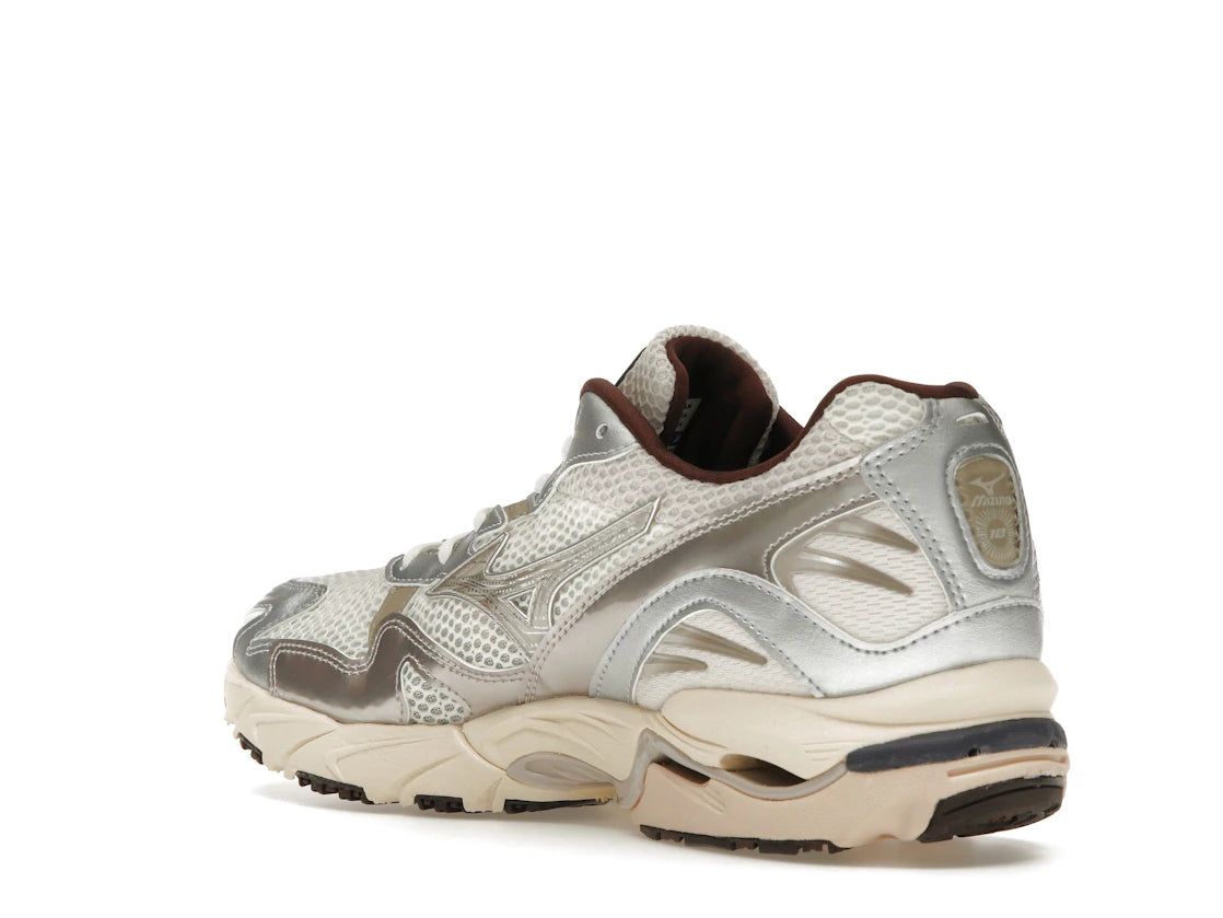 Mizuno Wave Rider 10 Snow White Silver Cloud Chicory - vue secondaire B