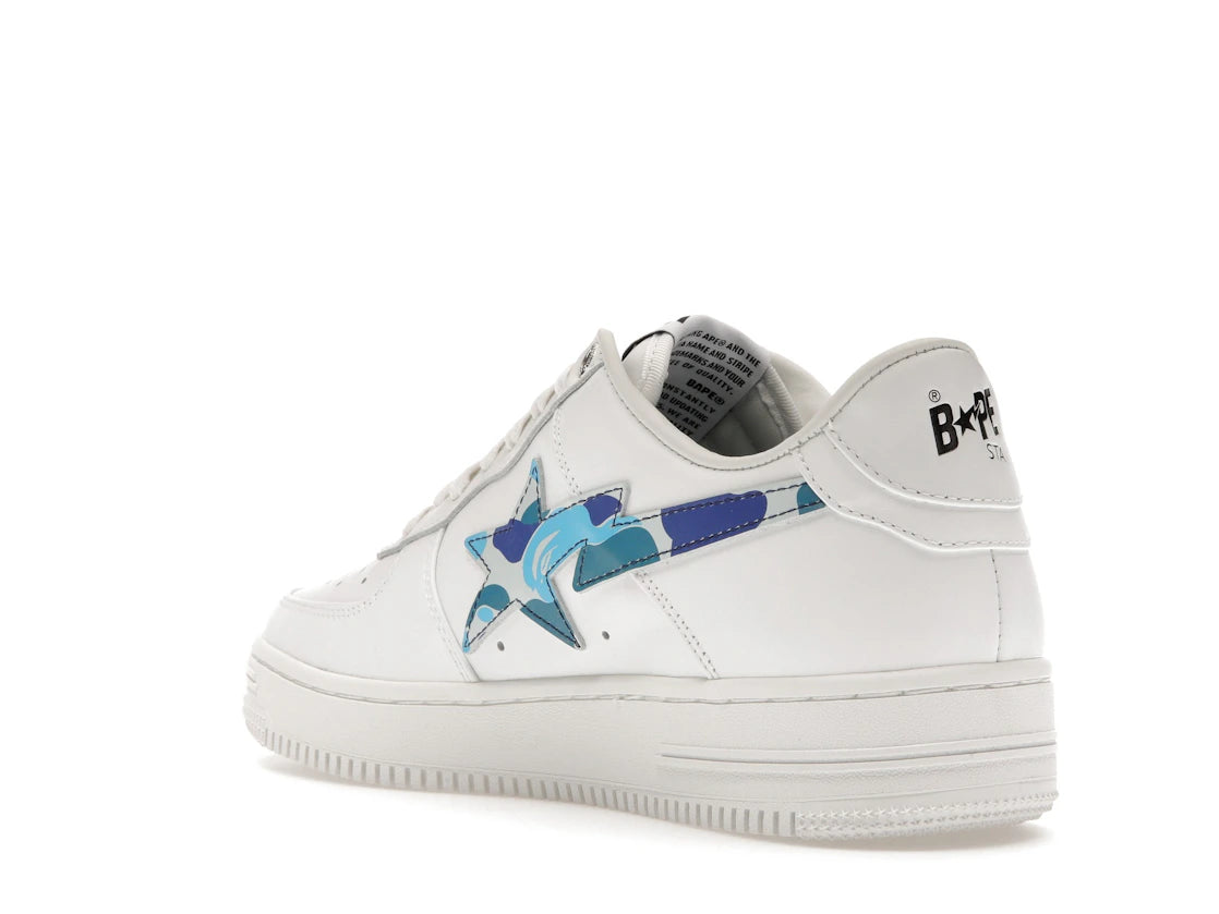 A Bathing Ape Bape Sta Low ABC Camo White Blue (2022) - vue secondaire B