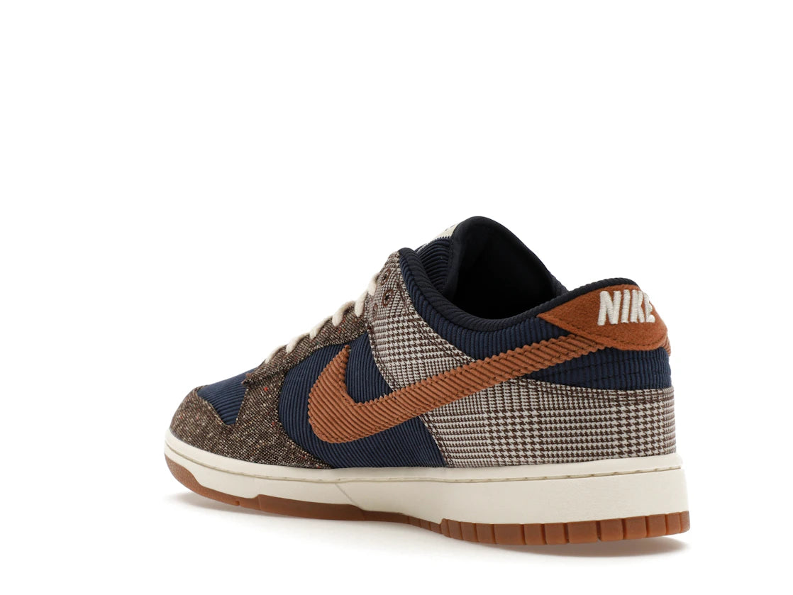 Nike Dunk Low Tweed Midnight Navy Corduroy - vue secondaire B