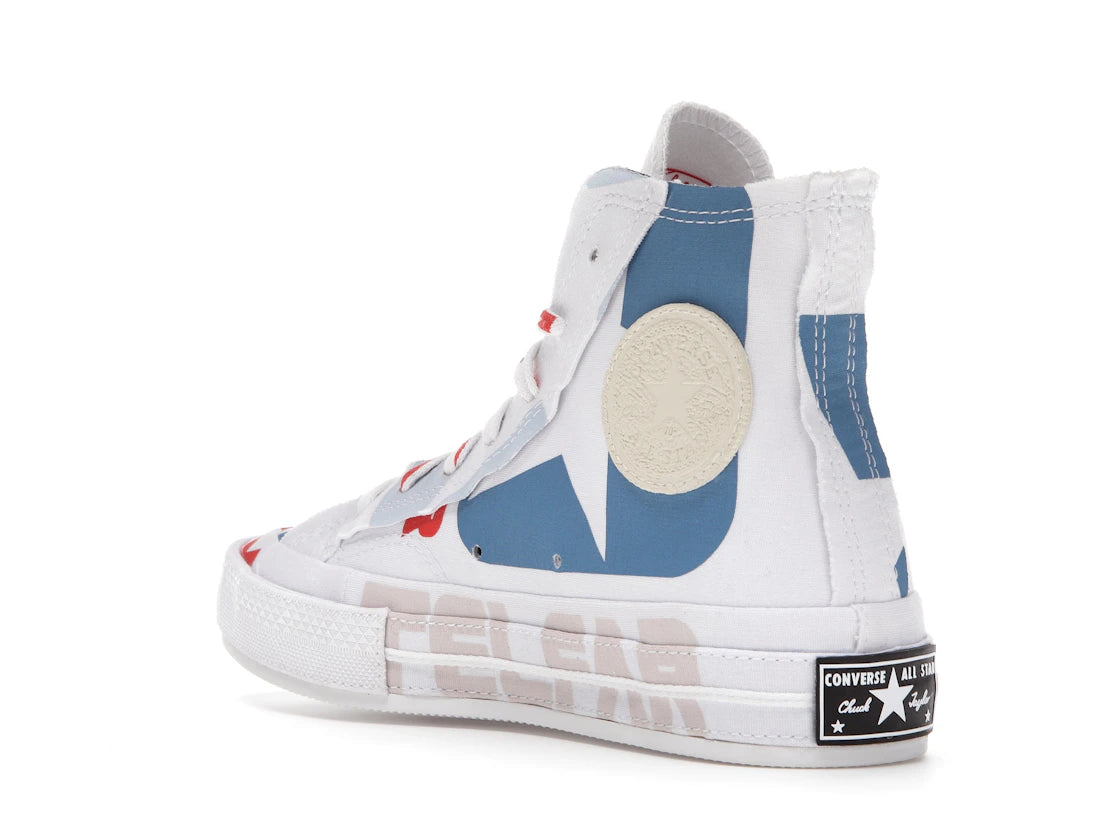 Converse Chuck Taylor All Star 70 Hi Telfar White Blue - vue secondaire B