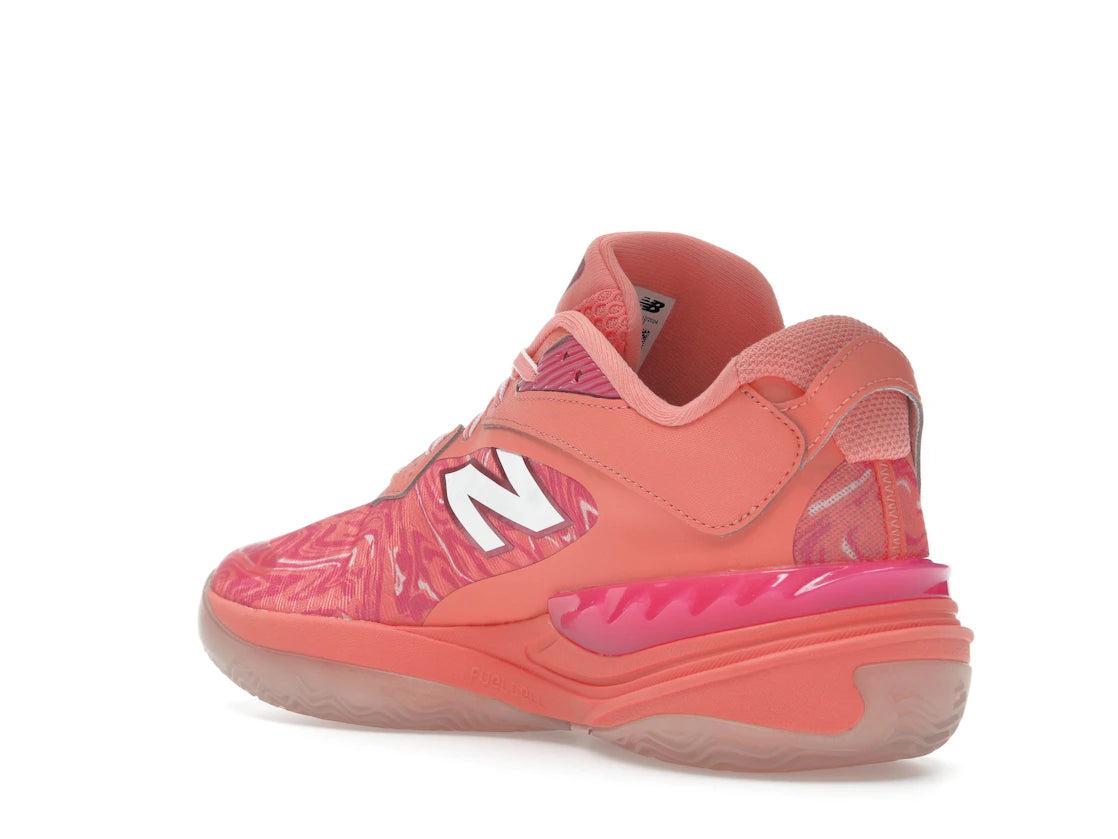New Balance BB Hesi Low v2 Sunfade Red - vue secondaire B