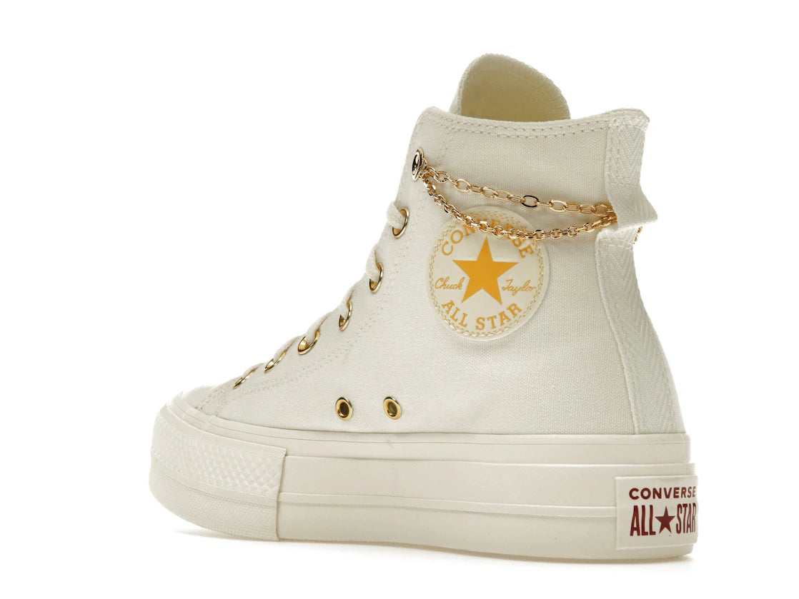 Converse Chuck Taylor All Star Platform Gold Chain Thriftshop Yellow (Women's) - vue secondaire B