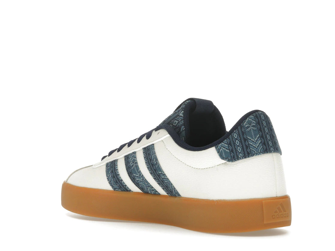 adidas Vl Court 3.0 Off White Night Indigo Gum (Women's) - vue secondaire B