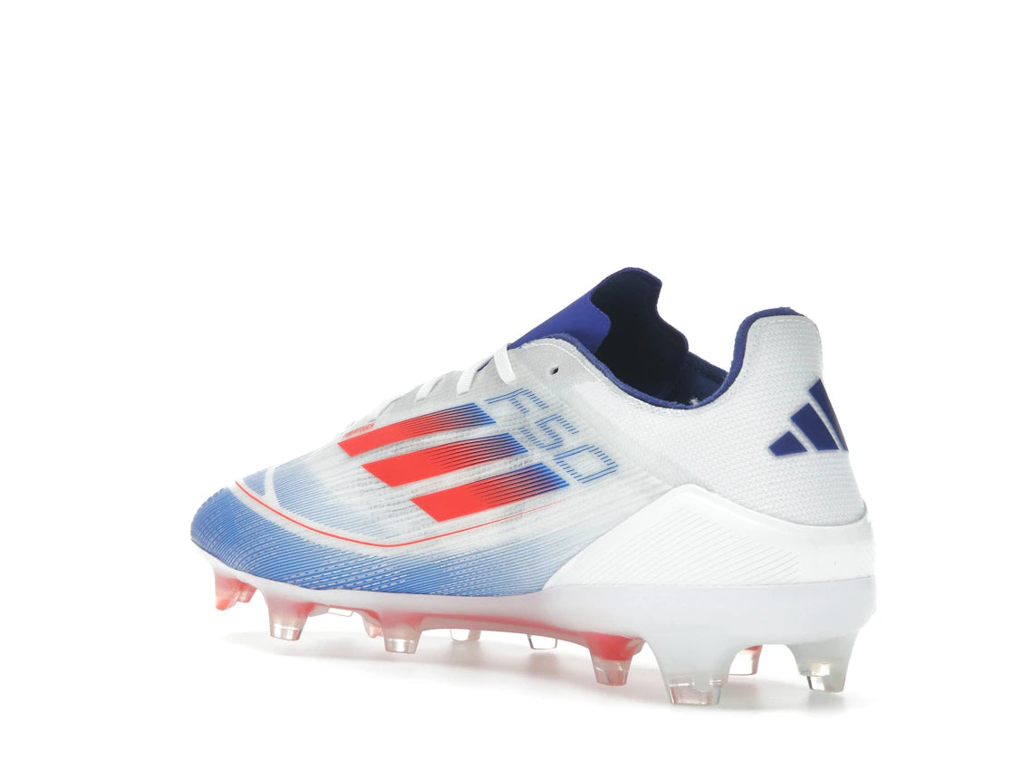 adidas F50 Pro FG Cloud White Solar Red Lucid Blue - vue secondaire B