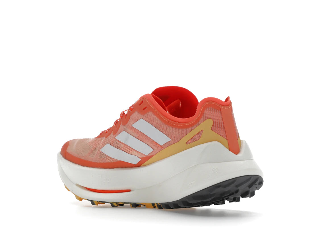 adidas Terrex Agravic Speed Ultra Trail Amber Tint Crystal White Semi Spark (Women's) - vue secondaire B