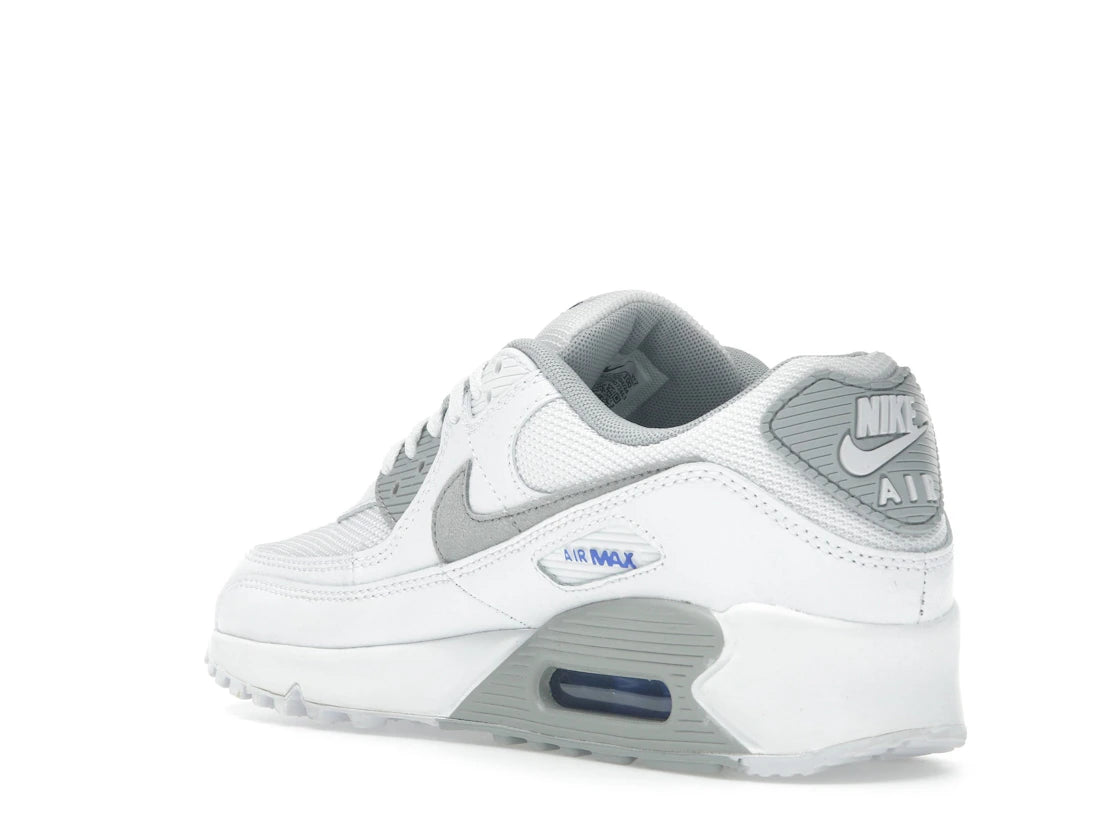 Nike Air Max 90 White Racer Blue Light Smoke Grey - vue secondaire B