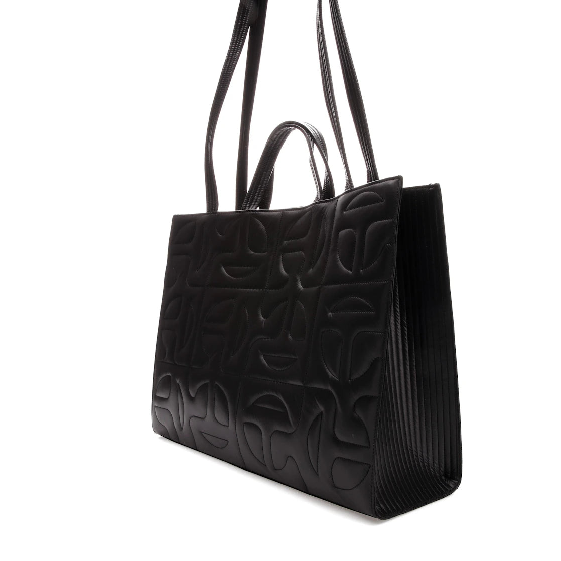 Telfar x Moose Knuckles Quilted Nylon Shopper Tote Large Black - vue secondaire B