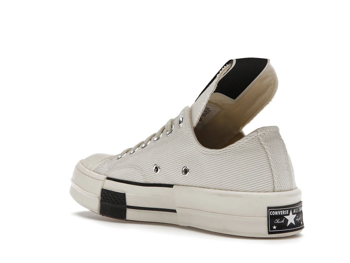Converse DRKSTR Chuck Taylor All Star 70 Ox Rick Owens DRKSHDW White - vue secondaire B