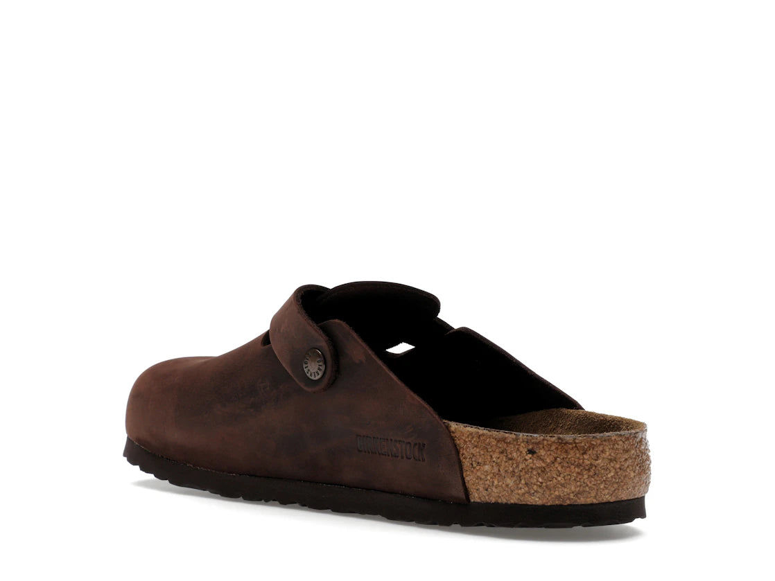Birkenstock Boston Soft Footbed Oiled Leather Habana Brown - vue secondaire B