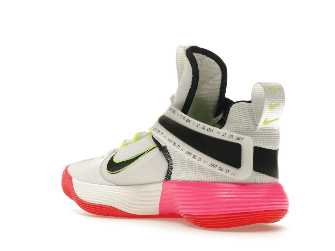 Nike React Hyperset SE White Black Bright Crimson - vue secondaire B