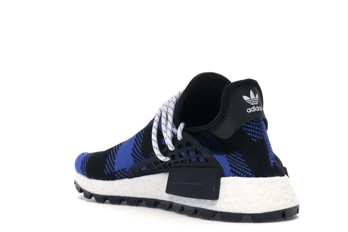 adidas NMD Hu Pharrell x BBC Blue Plaid - vue secondaire B