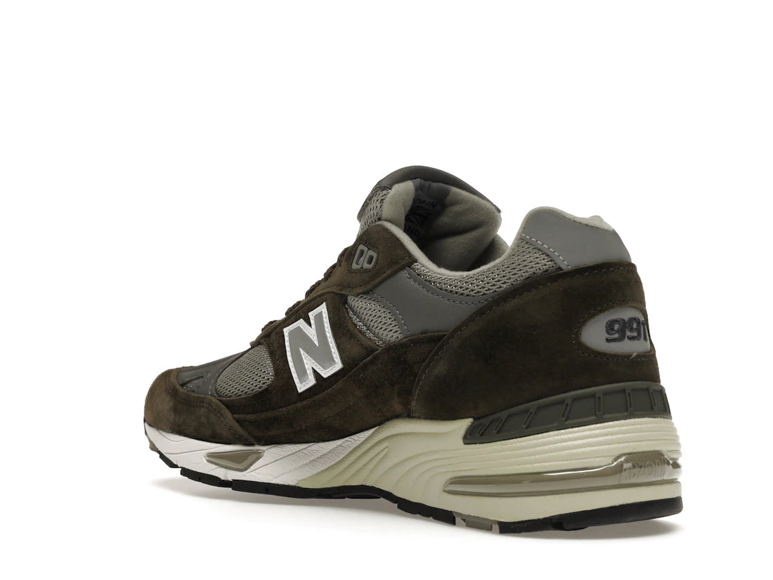 New Balance 991 Olive Green - vue secondaire B
