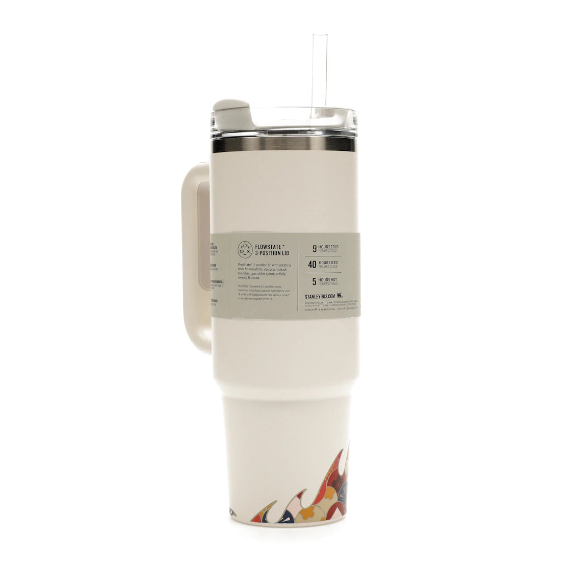 Stanley The Lunar New Year Limited Edition Flowstate Quencher 30oz Tumbler Cream Dragon - vue secondaire B