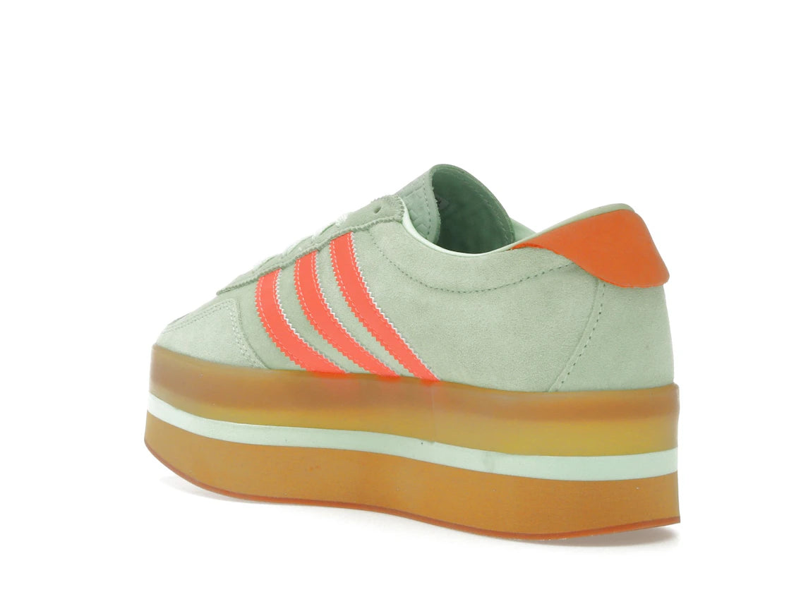adidas Gazelle Stack Semi Green Spark Solar Orange Gum (Women's) - vue secondaire B