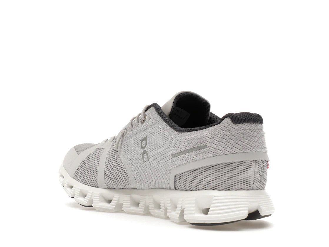 On Running Cloud 5 Glacier Grey White - vue secondaire B