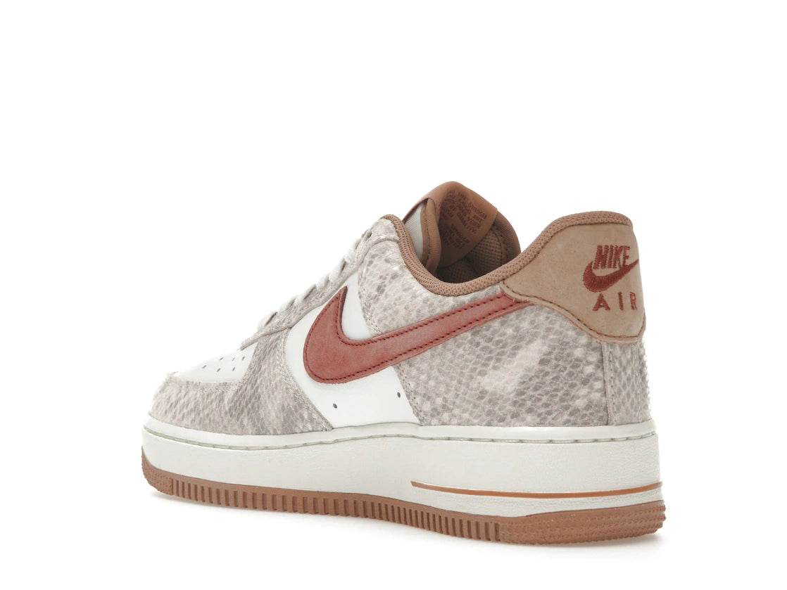 Nike Air Force 1 Low Canyon Rust Schlangenleder - vue secondaire B