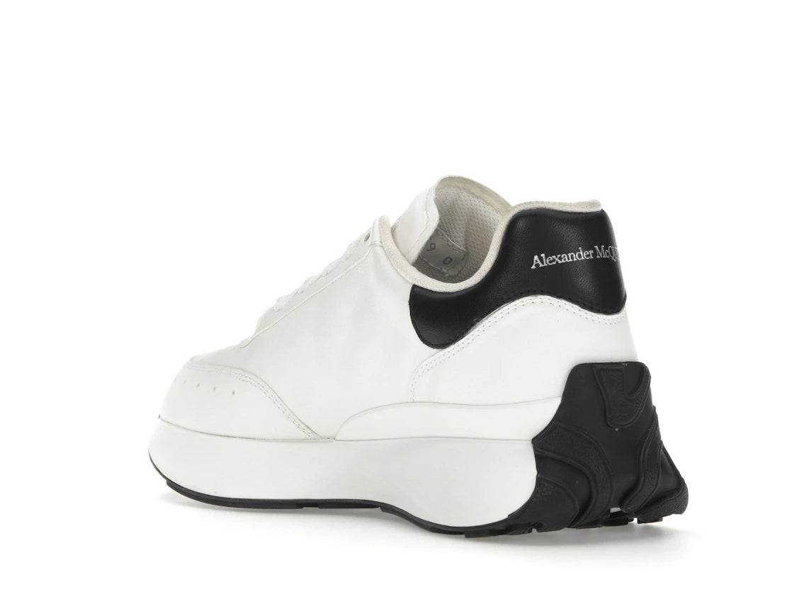 Alexander McQueen Sprint Runner White Black - vue secondaire B
