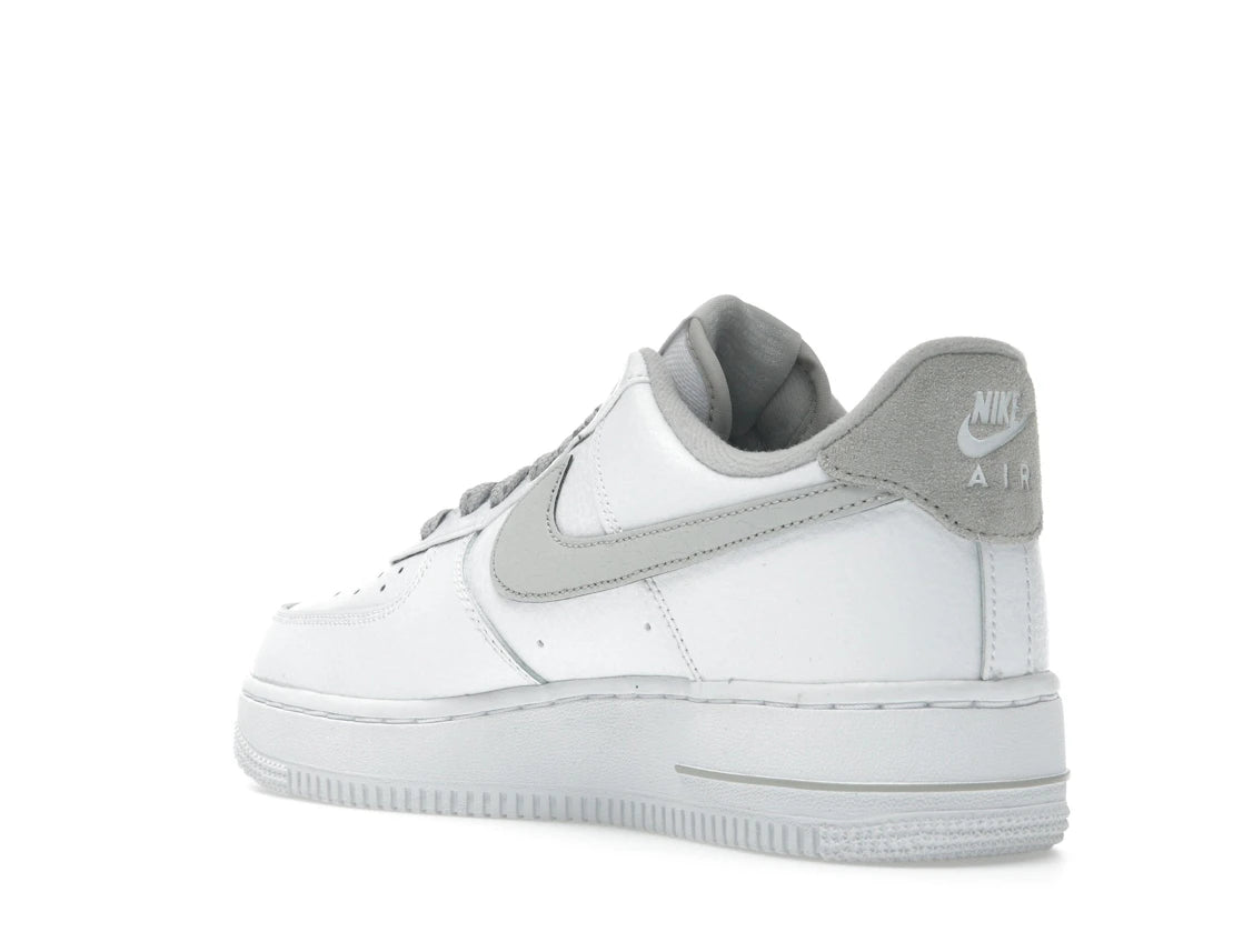 Nike Air Force 1 Low '07 White Light Iron Ore Reflective Swoosh - vue secondaire B