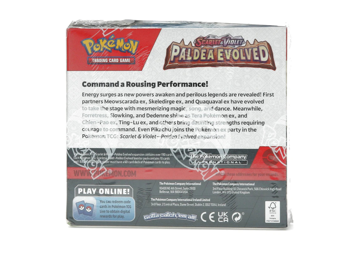 Pokémon TCG Scarlet & Violet Paldea Evolved Booster Box - vue secondaire B