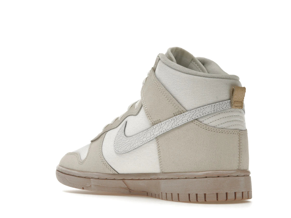 Nike Dunk High Retro PRM Cracked Leather Swoosh - vue secondaire B