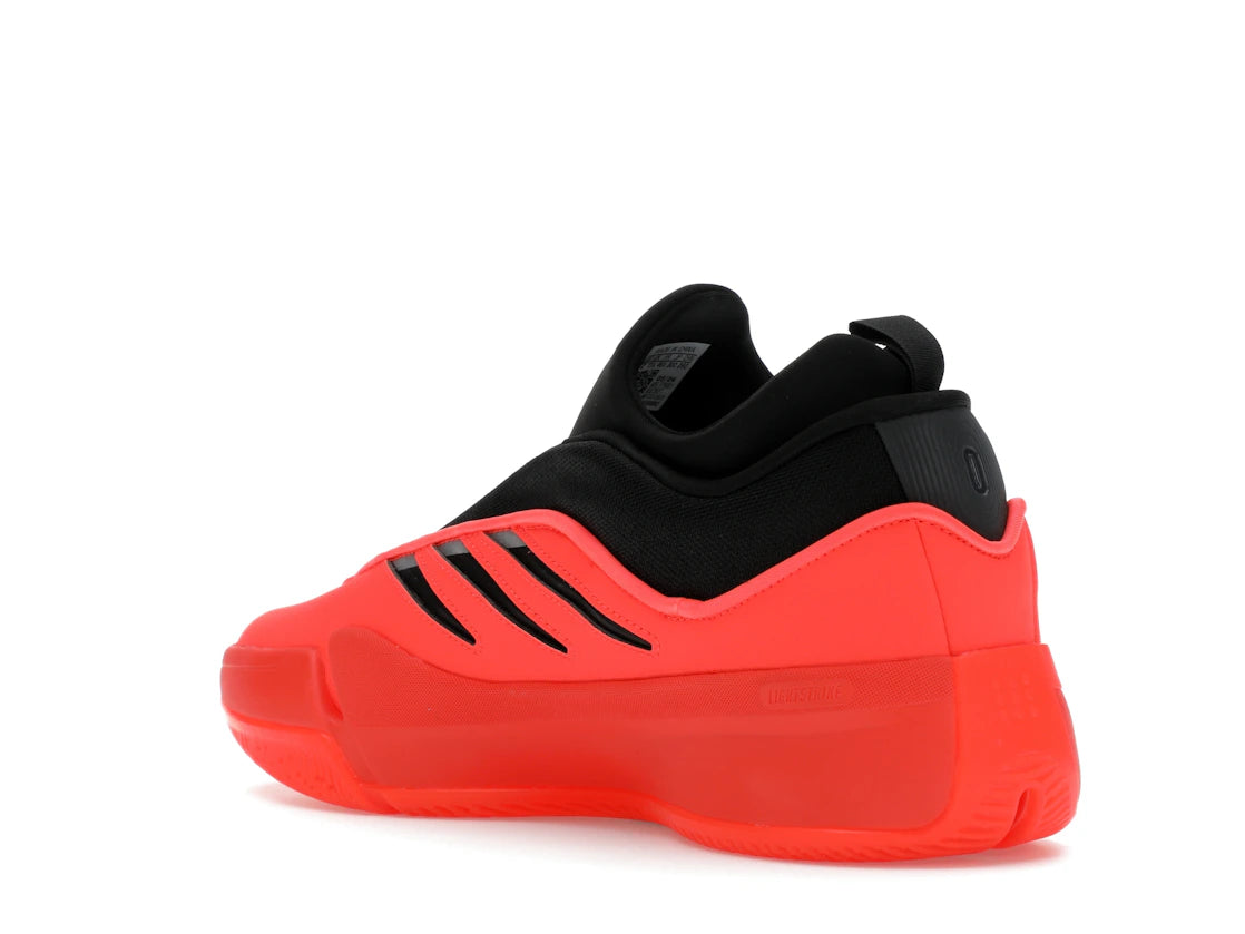 adidas Dame 9 Solar Red - vue secondaire B