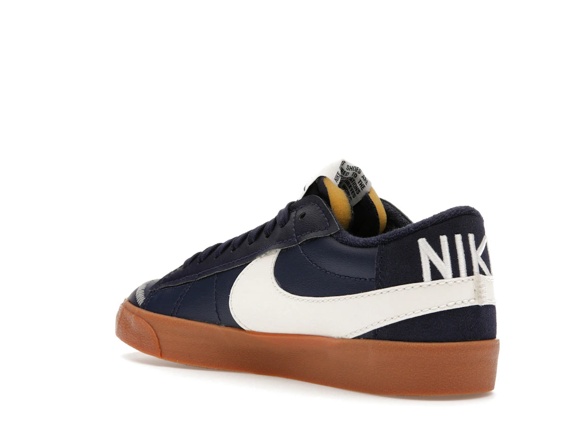Nike Blazer Low 77 Jumbo WNTR Midnight Navy Gum - vue secondaire B