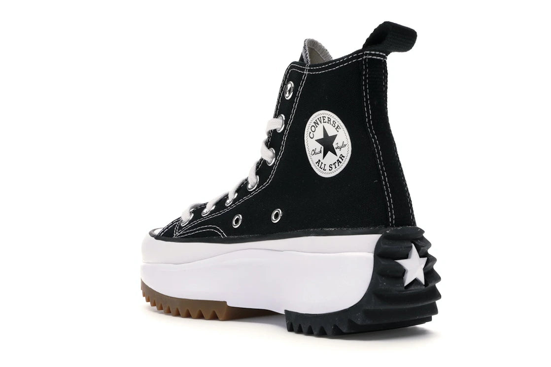 Converse Run Star Hike Hi Black White Gum - vue secondaire B
