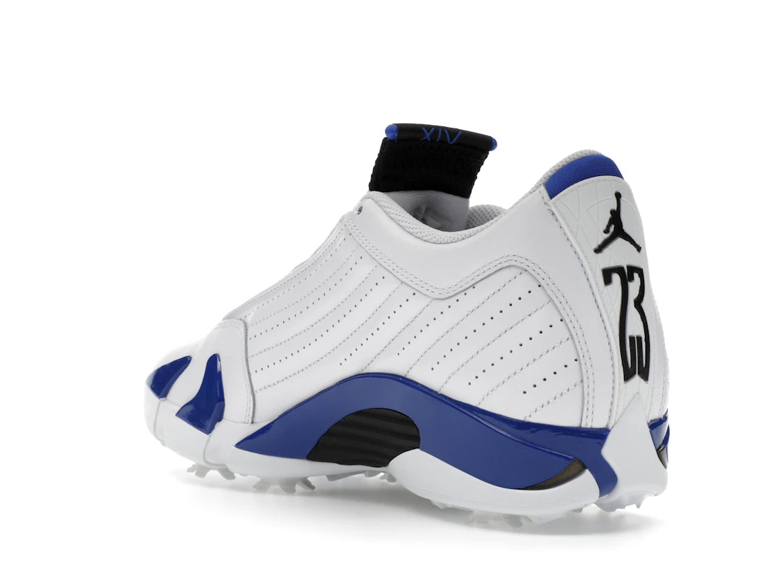Jordan 14 Retro Golf White Hyper Royal - vue secondaire B