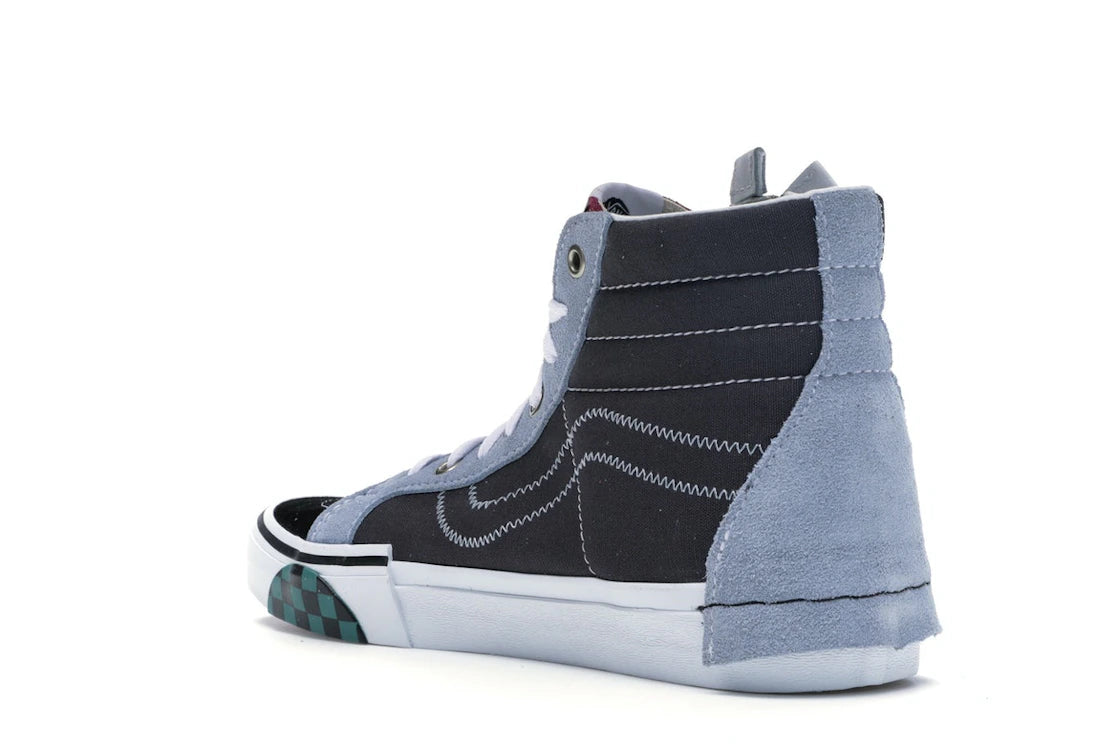 Vans Sk8-Hi Cap Black Azalea Pink - vue secondaire B