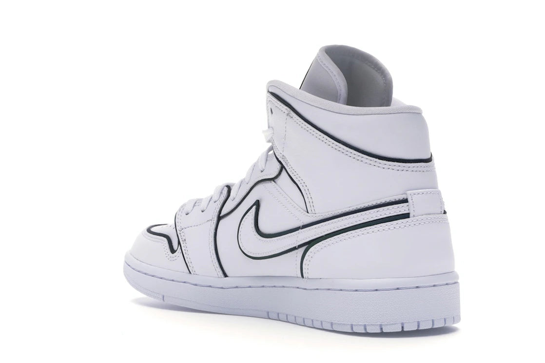 Jordan 1 Mid Iridescent Reflective White (Women's) - vue secondaire B