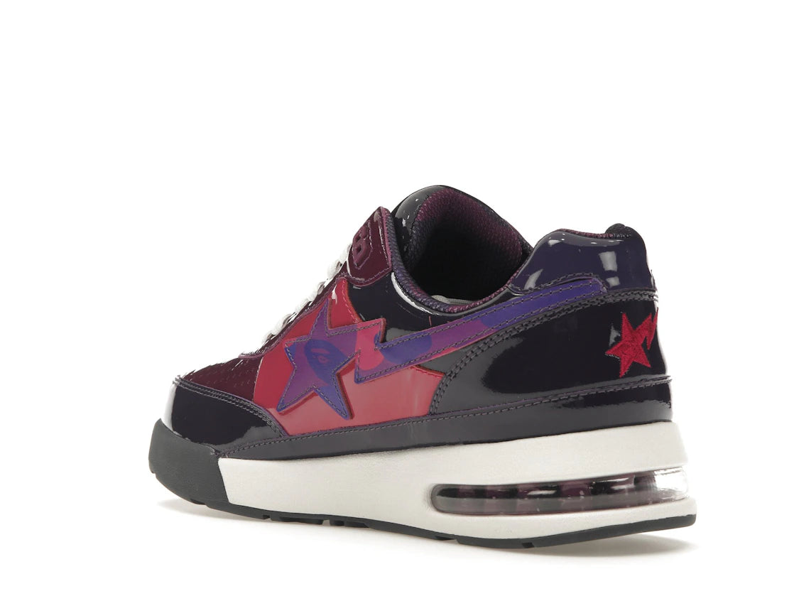 A Bathing Ape Bape Road Sta Patent Leather Purple (2022) - vue secondaire B