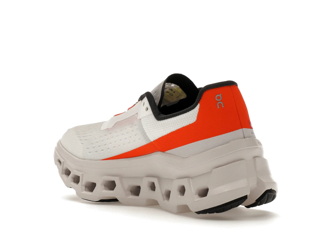 On Running Cloudmonster Undyed-White Flame (Women's) - vue secondaire B