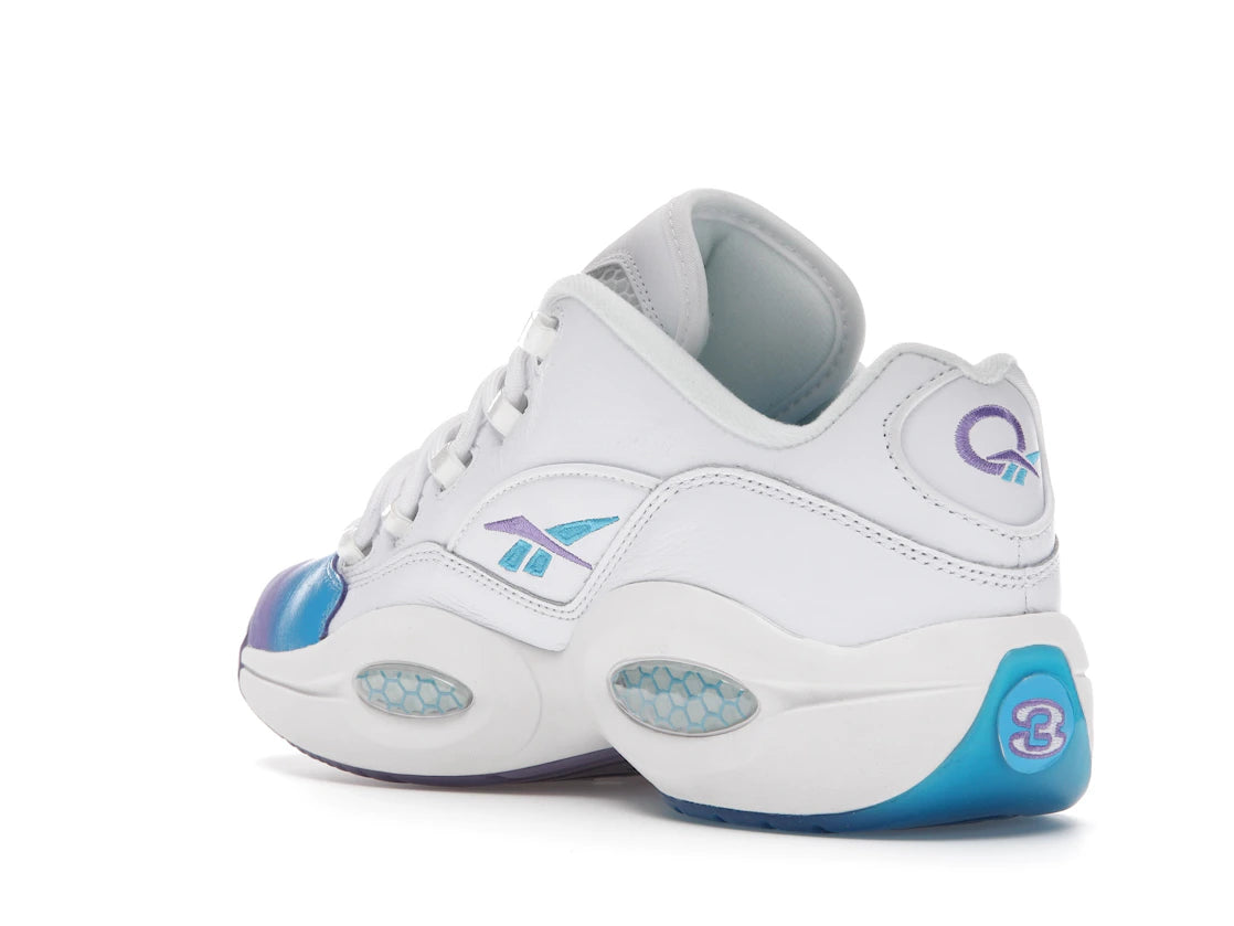 Reebok Question Low Radiant Aqua Hyper Purple - vue secondaire B