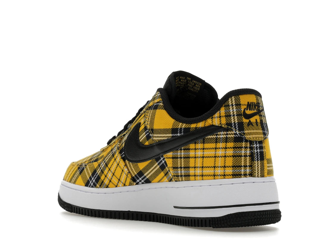 Nike Air Force 1 Low Clueless Yellow Plaid (Women's) - vue secondaire B
