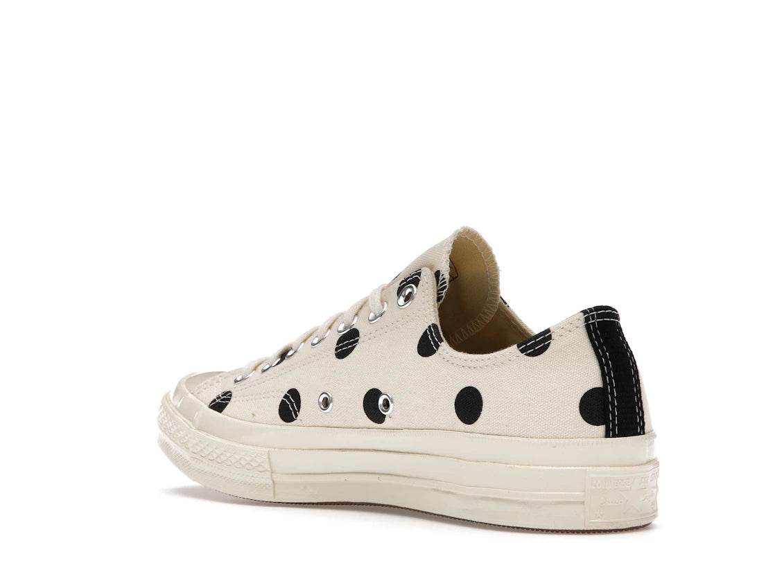 Converse Chuck Taylor All Star 70 Ox Comme des Garcons PLAY  Polka Dot White - vue secondaire B