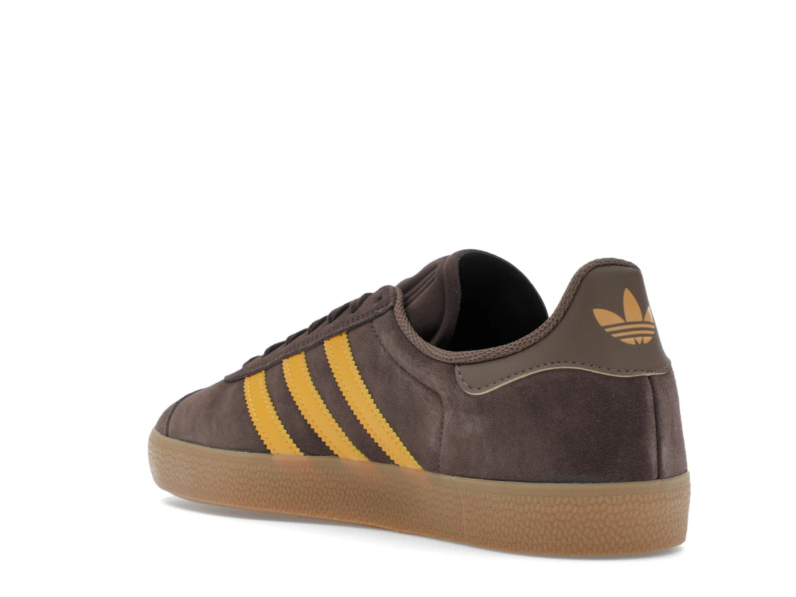 adidas Gazelle ADV Dark Brown Preloved Yellow - vue secondaire B